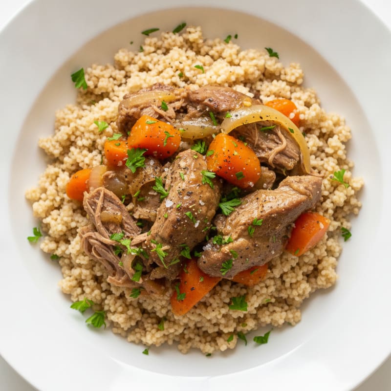 Moroccan Lamb Tagine with Couscous
