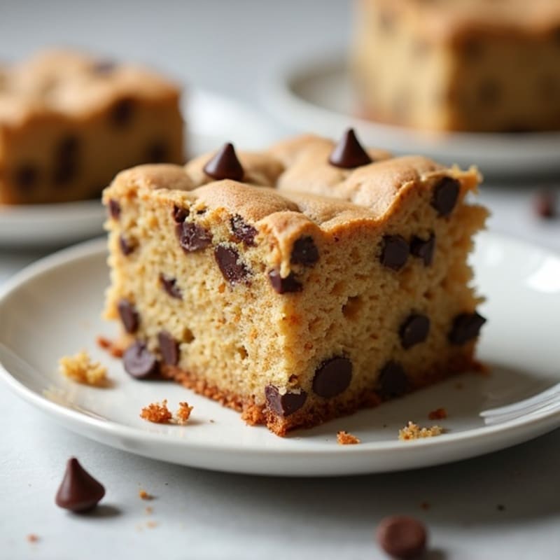 Protein-Packed Almond Flour Chocolate Chip Cookie Cake