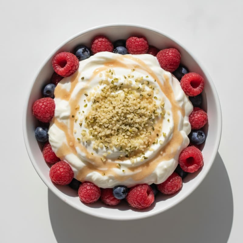 Creamy Greek Yogurt Protein Parfait with Mixed Berries