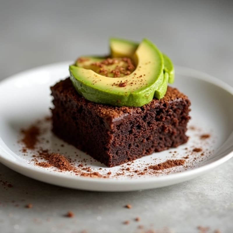Protein-Rich Dark Chocolate Avocado Cake
