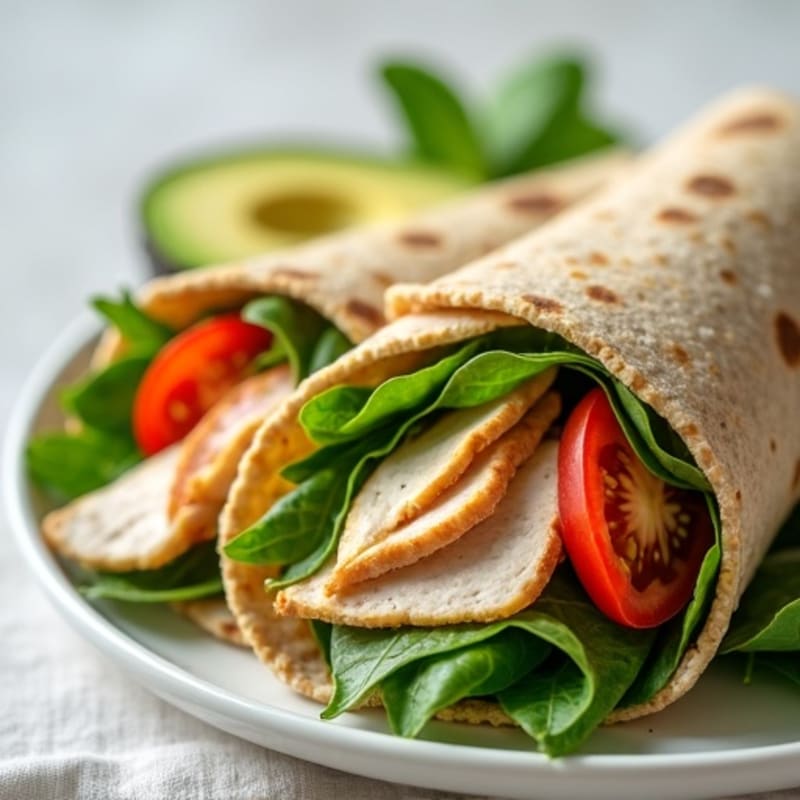 Fresh Turkey Avocado Wrap