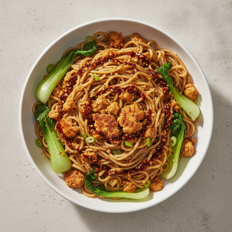Sichuan Dan Dan Noodles with Chili Oil