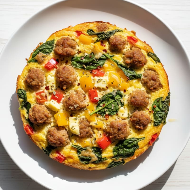 Savory Egg and Turkey Sausage Bake