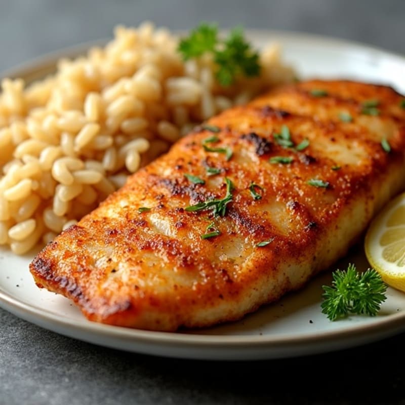Crispy Cajun Blackened Catfish