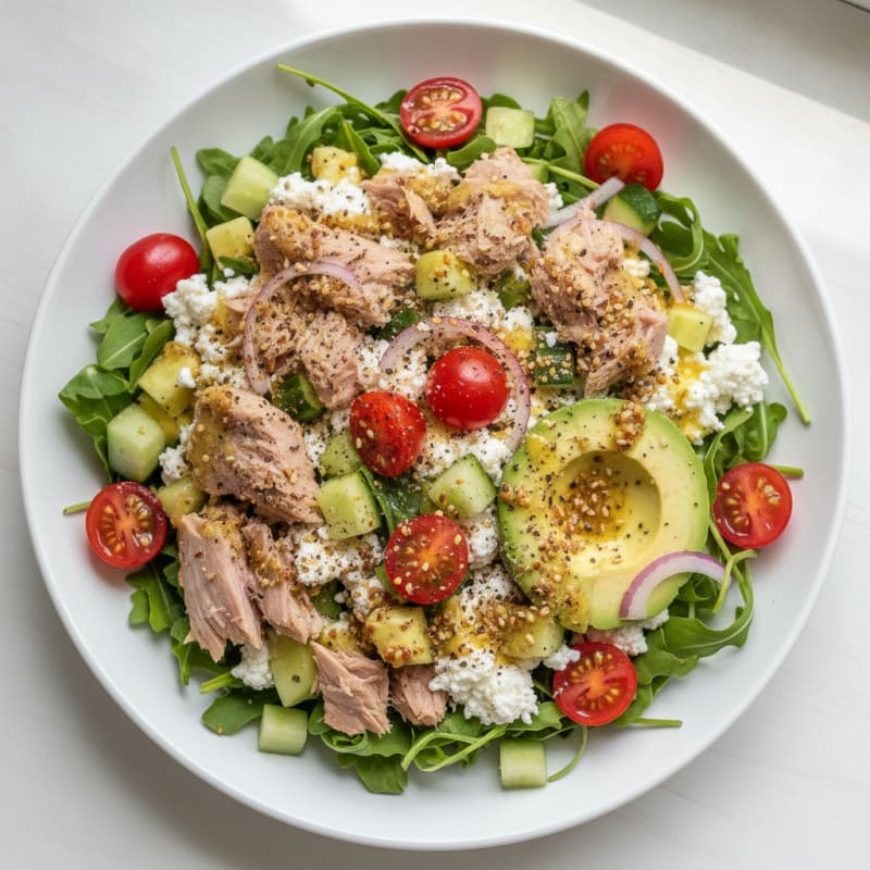 Tuna Cottage Cheese Power Bowl