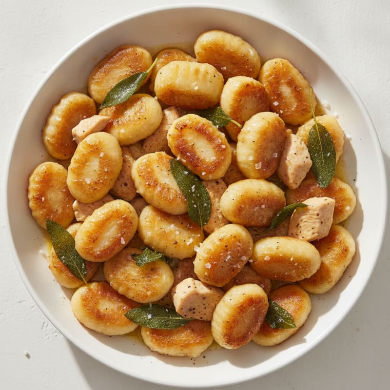 Ricotta Gnocchi with Sage Butter Sauce