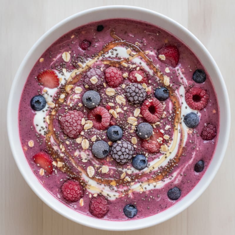 Mixed Berry Greek Yogurt Protein Shake