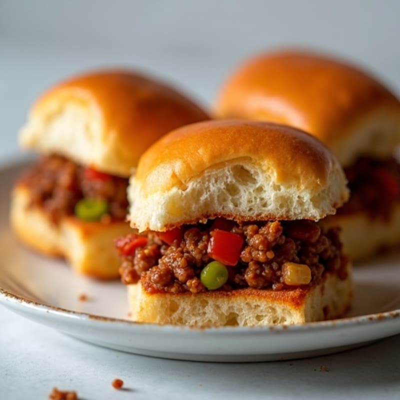 Lean Ground Beef Sloppy Joe Sliders