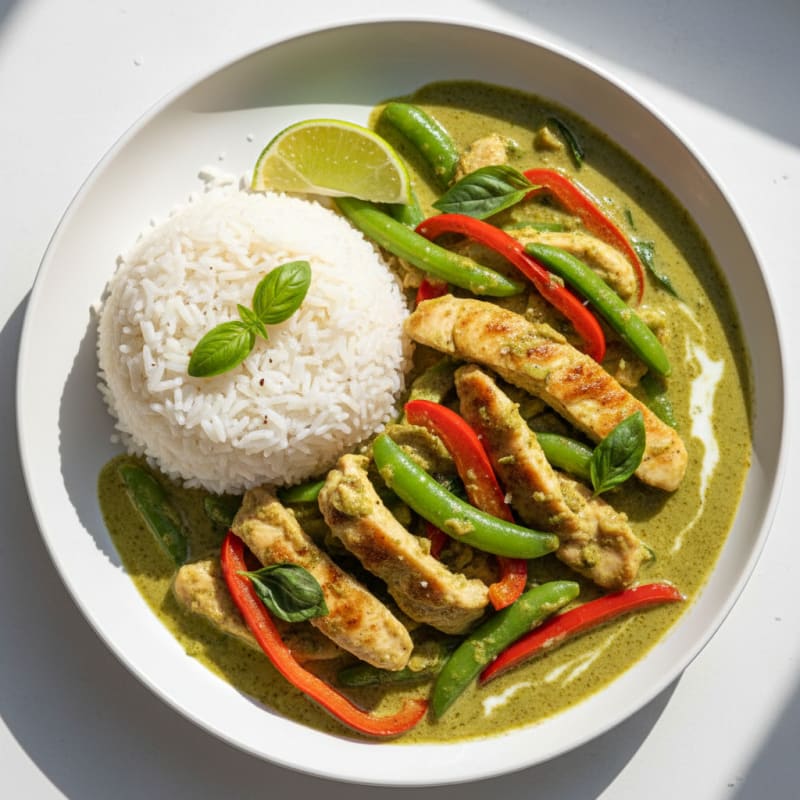 Creamy Thai Green Curry Chicken