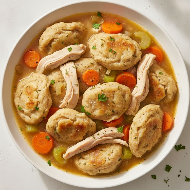 Homestyle Chicken and Herb Dumplings
