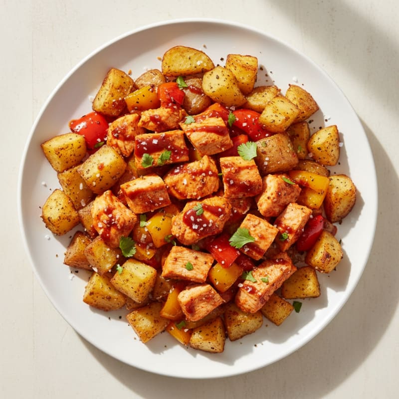 Spicy Chipotle Chicken and Crispy Roasted Potatoes