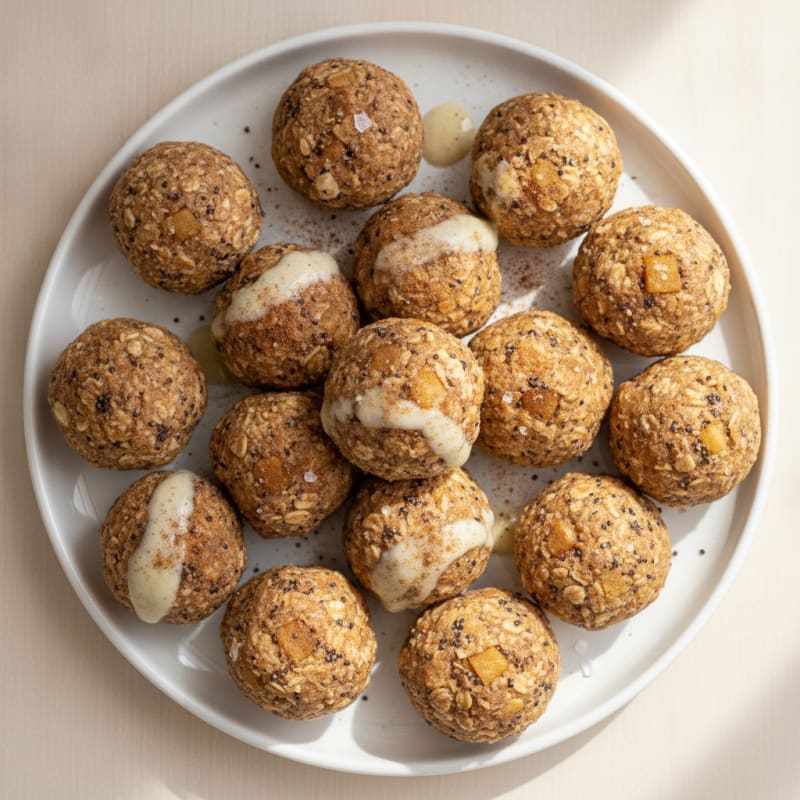 Apple Cinnamon Energy Bites