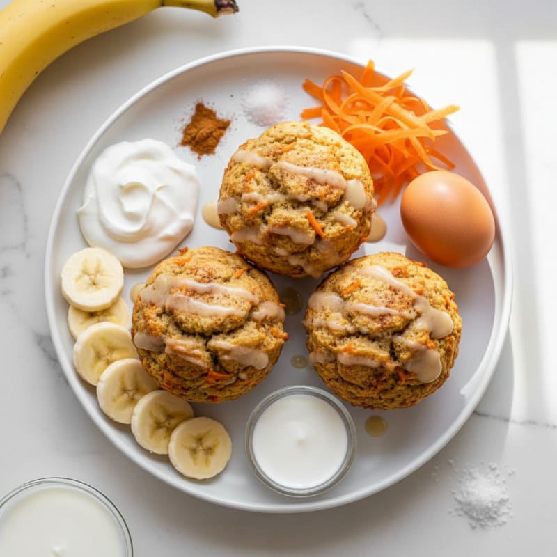 Kodiak Banana Carrot Yogurt Muffins