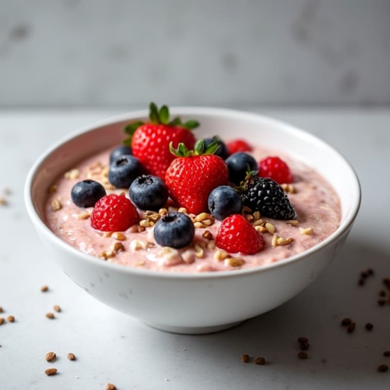 Creamy Vegan Berry Oatmeal