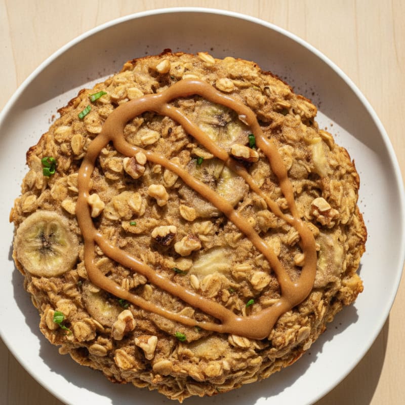 Baked Banana Bread Oatmeal
