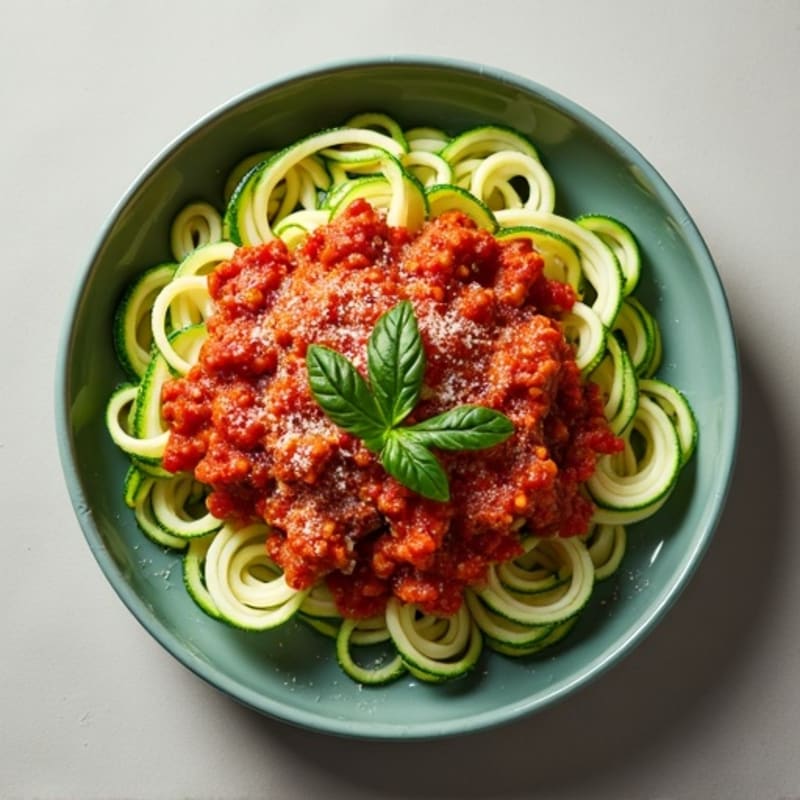 Protein-Packed Turkey Marinara with Zucchini Noodles