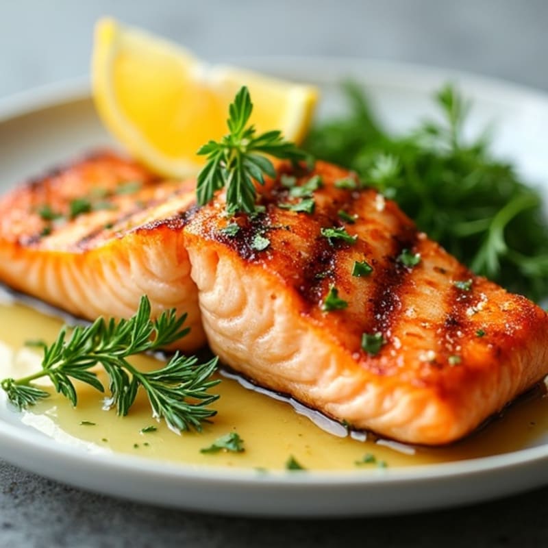 Citrus-Herb Grilled Salmon with Fresh Herbs