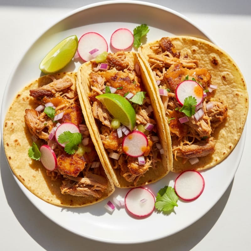 Crispy Chili-Lime Pork Carnitas Tacos