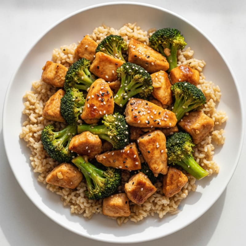 Teriyaki Chicken and Broccoli Stir-Fry