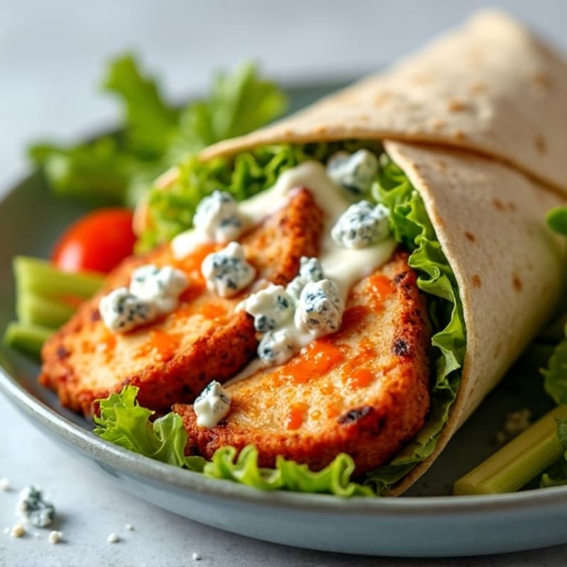 Creamy Buffalo Chicken Wrap