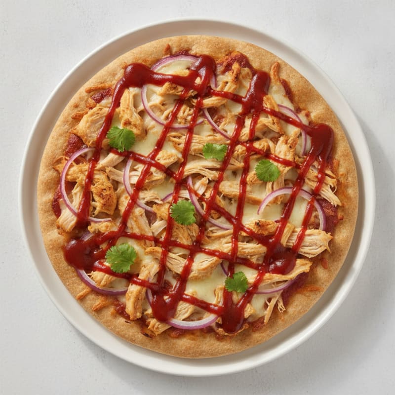 High-Protein BBQ Chicken Pizza