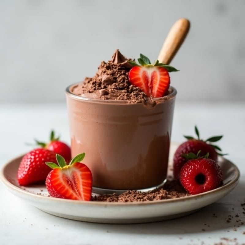 Silky Chocolate Protein Mousse