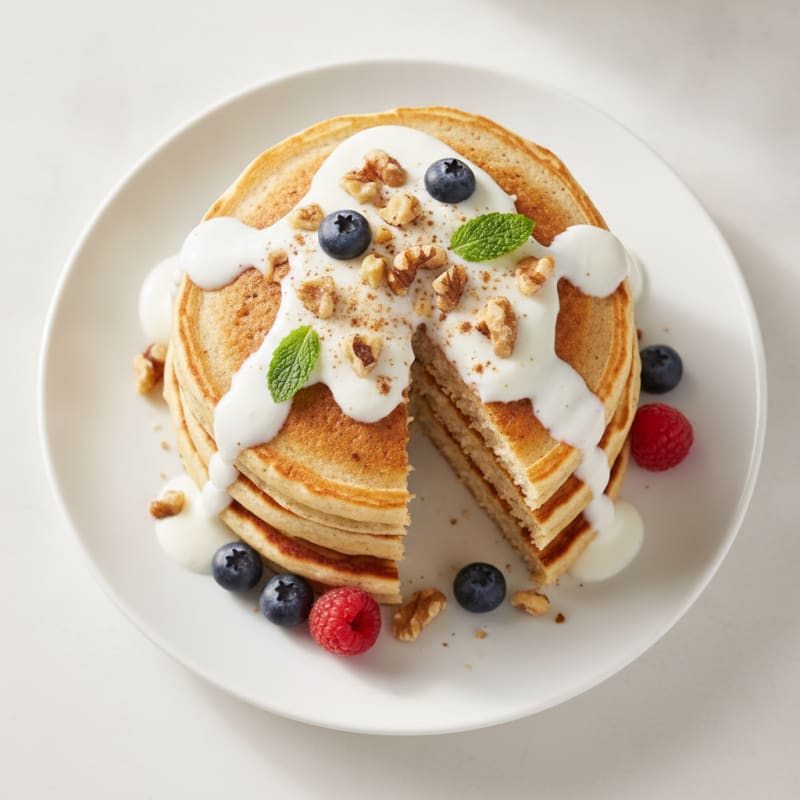 Fluffy Greek Yogurt Pancakes