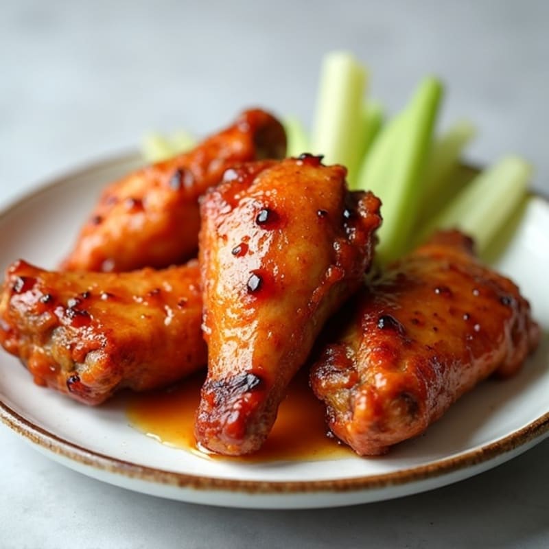 Crispy Honey Glazed Chicken Wings