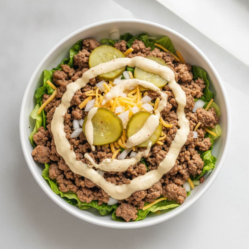 Big Mac Protein Bowl