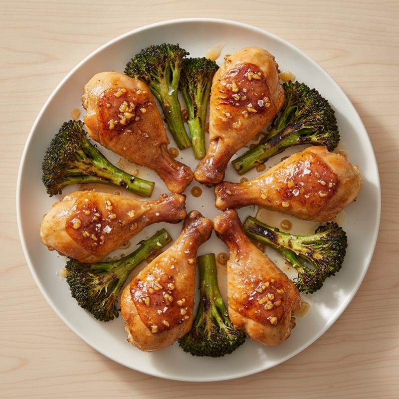 Honey-Garlic Glazed Chicken Drumsticks