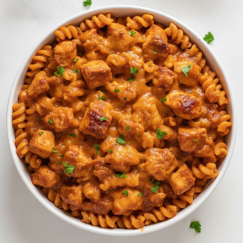 Honey-Chipotle Chicken Macaroni Bake