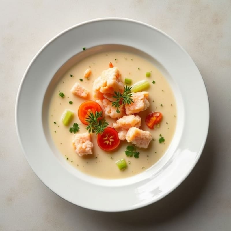 Healthy Creamy Lobster Bisque