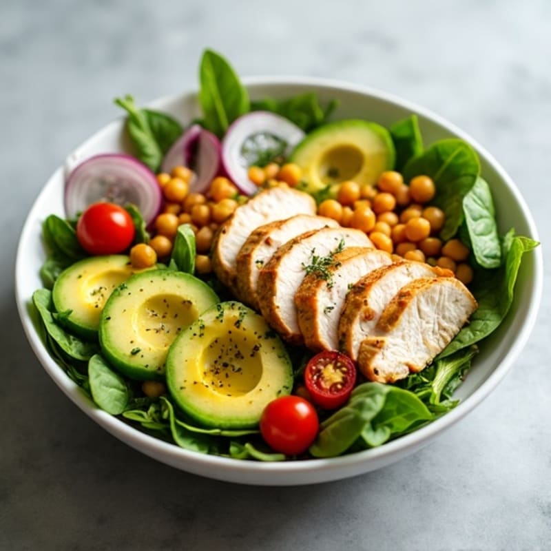 Crisp Avocado Salad Bowl