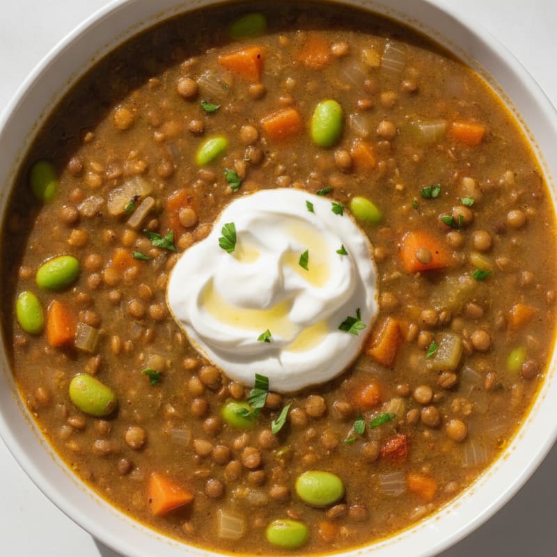 Hearty Vegetarian Lentil Soup