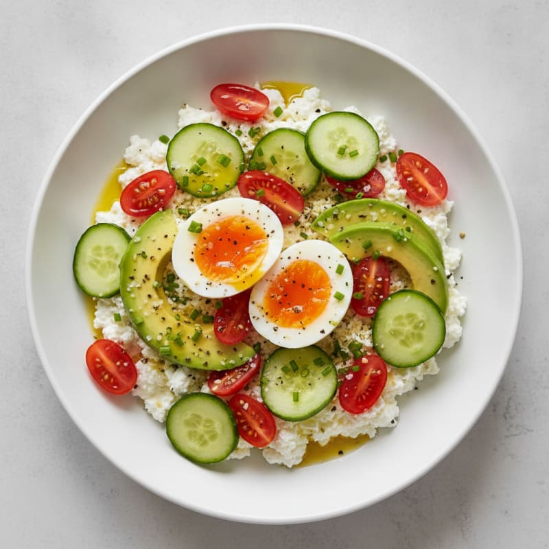 Savory Cottage Cheese Breakfast Bowl