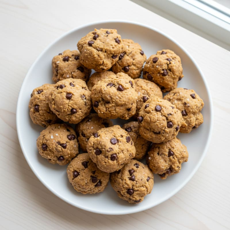 No-Bake Chocolate Chip Protein Bites