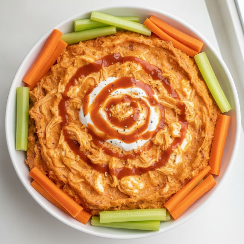 Buffalo Chicken Dip with Cream Cheese