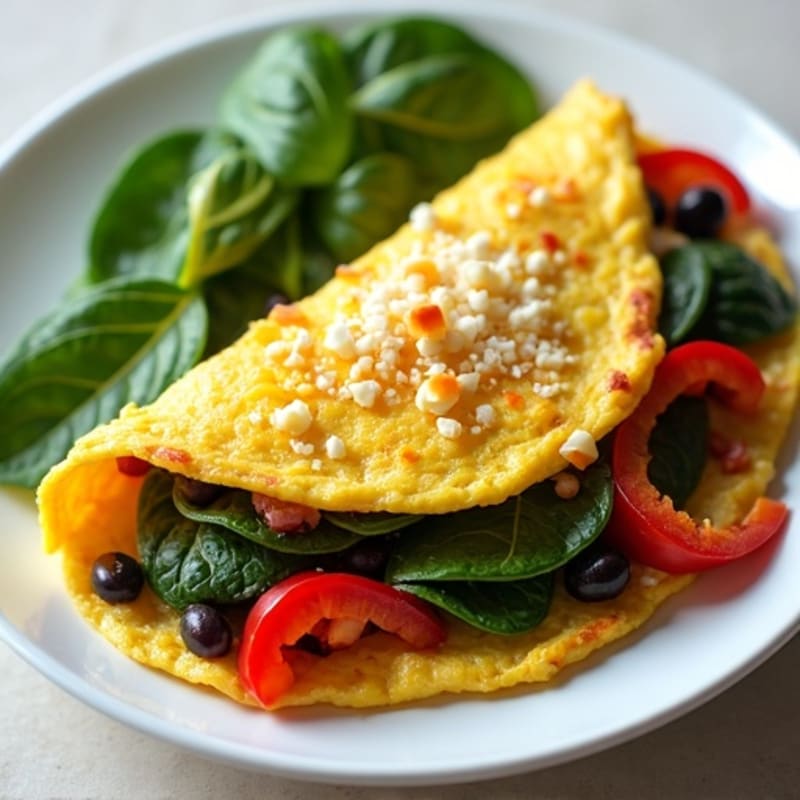 Protein-Packed Black Bean and Egg White Omelette