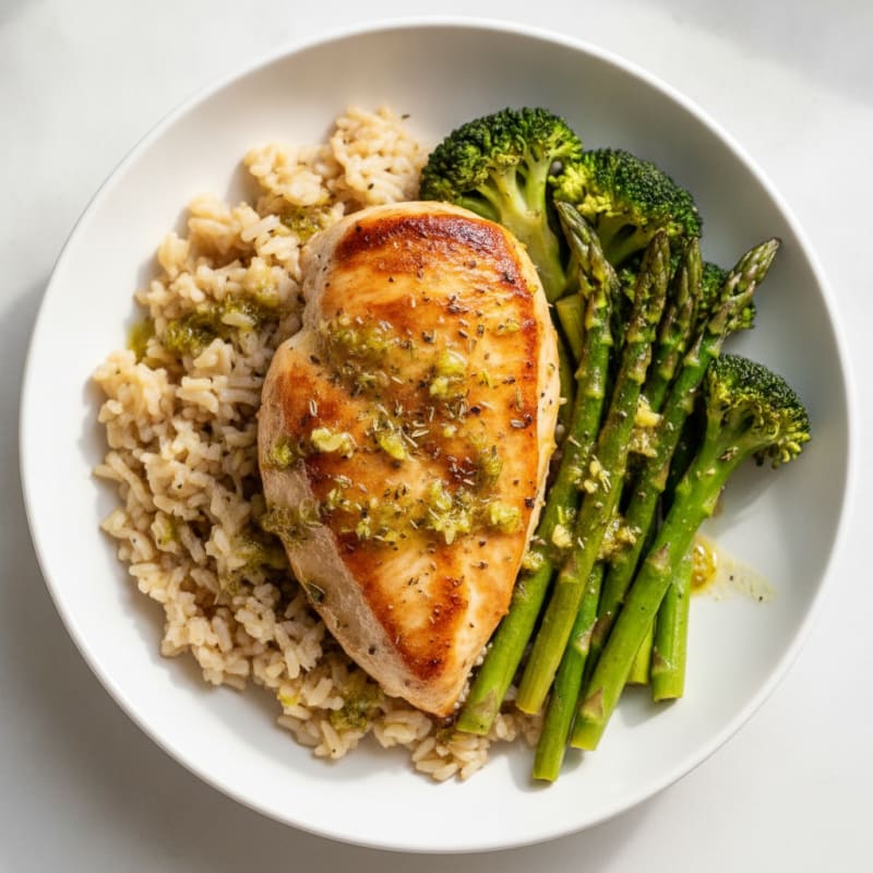 Herb-Roasted Chicken with Roasted Vegetables