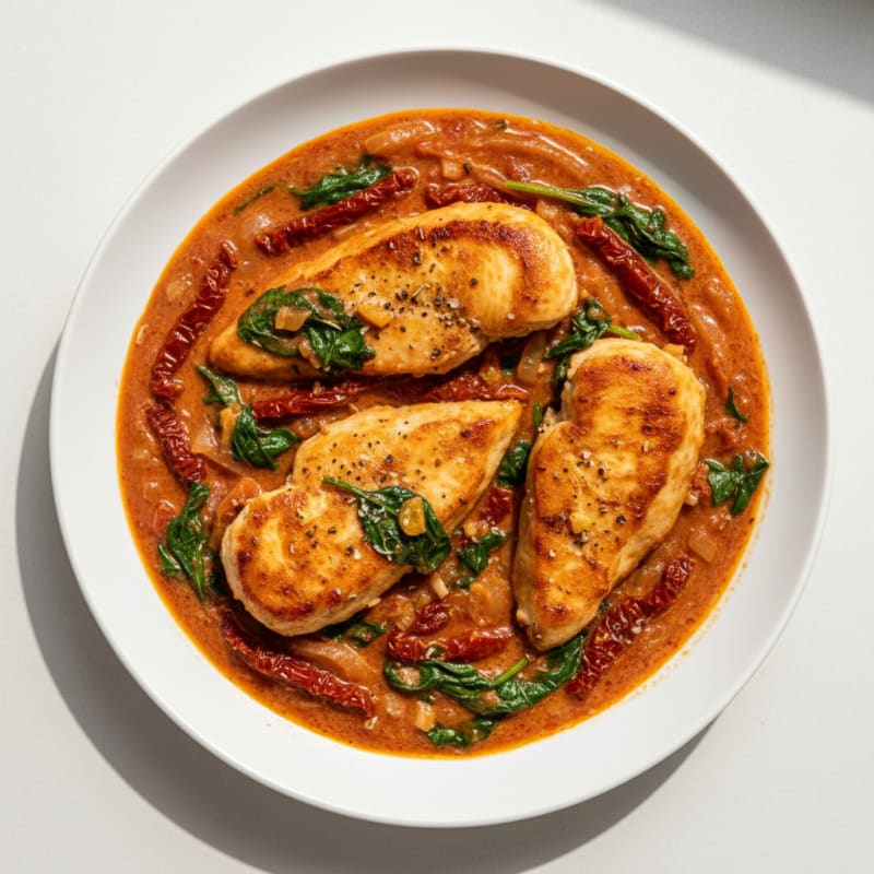 Creamy Tuscan Chicken Skillet