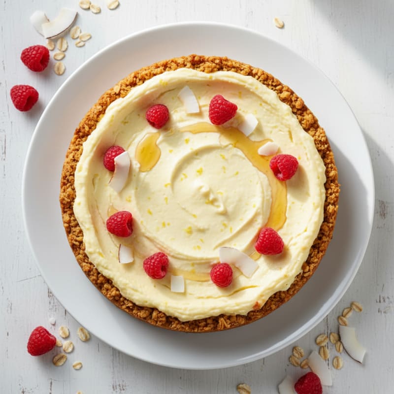 High-Protein New York Style Breakfast Cheesecake