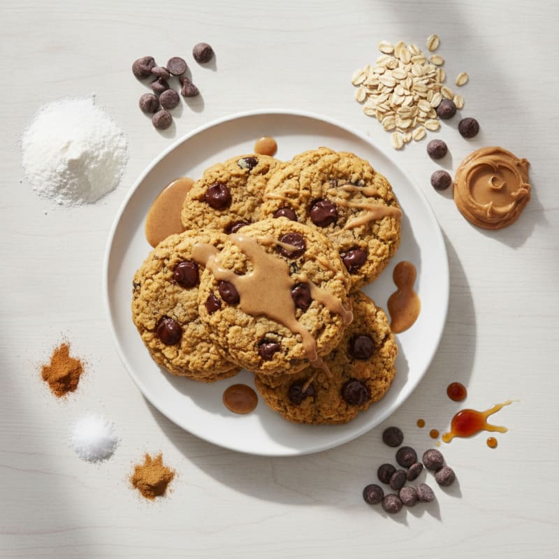 Protein Chocolate Chip Breakfast Cookies