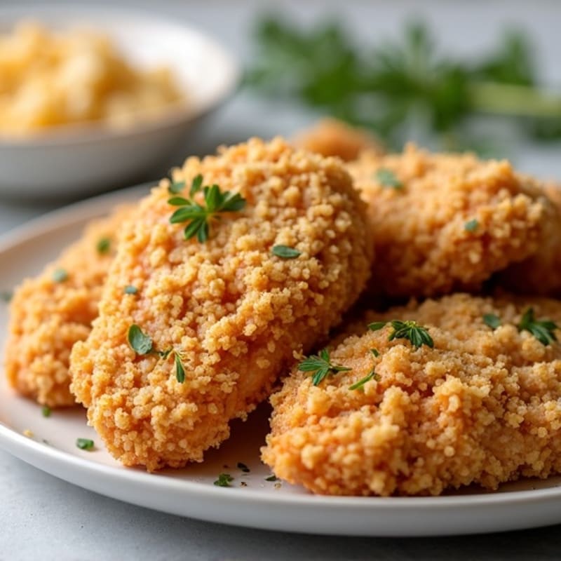 Oven-Baked Crispy Almond-Crusted Chicken