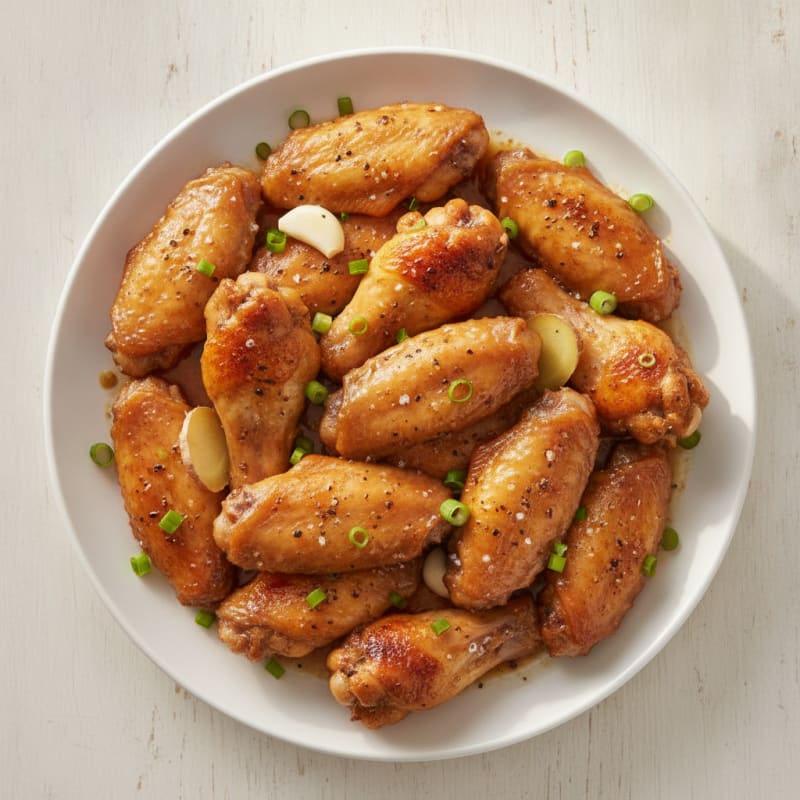 Baked Honey-Garlic Chicken Wings