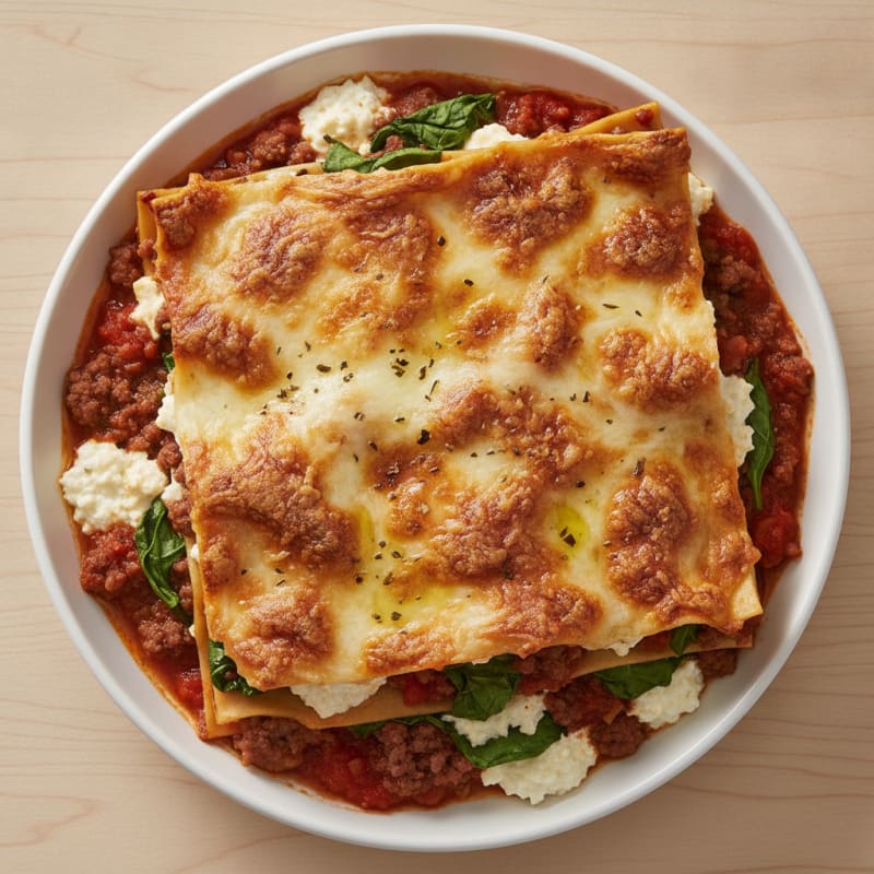 Classic Beef and Ricotta Lasagna Bake
