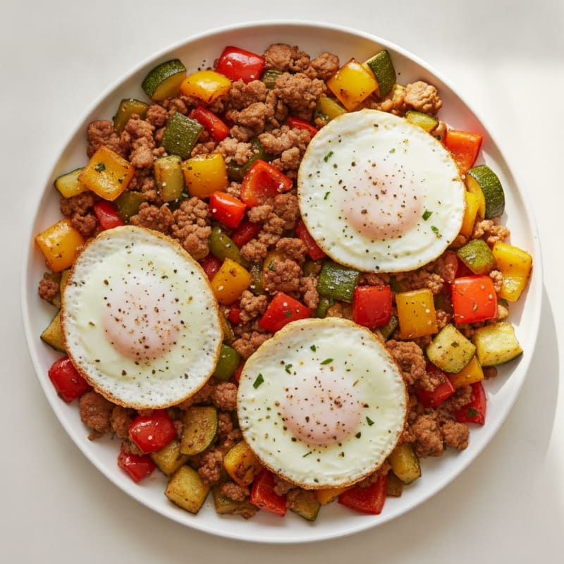 Sheet Pan Eggs and Roasted Vegetables