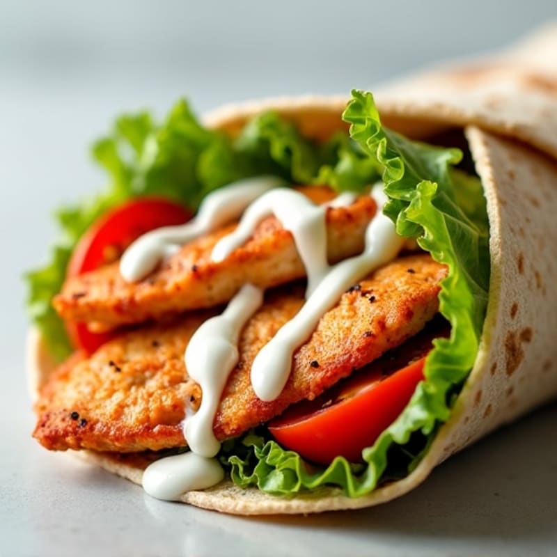 Healthy Buffalo Chicken Wraps