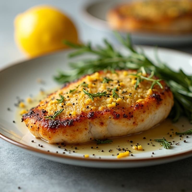 Herb-Crusted Pan Seared Chicken Breast