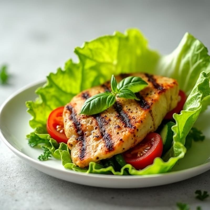 Herb-Grilled Chicken Lettuce Wrap
