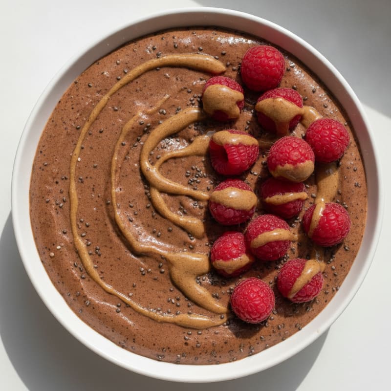 Chocolate Protein Mousse with Silky Cottage Cheese